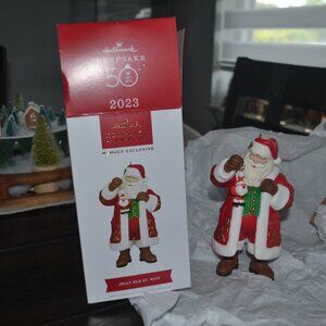 New 2023 Hallmark Keepsake Club Exclusive" Jolly Old St Nick" Ornament.